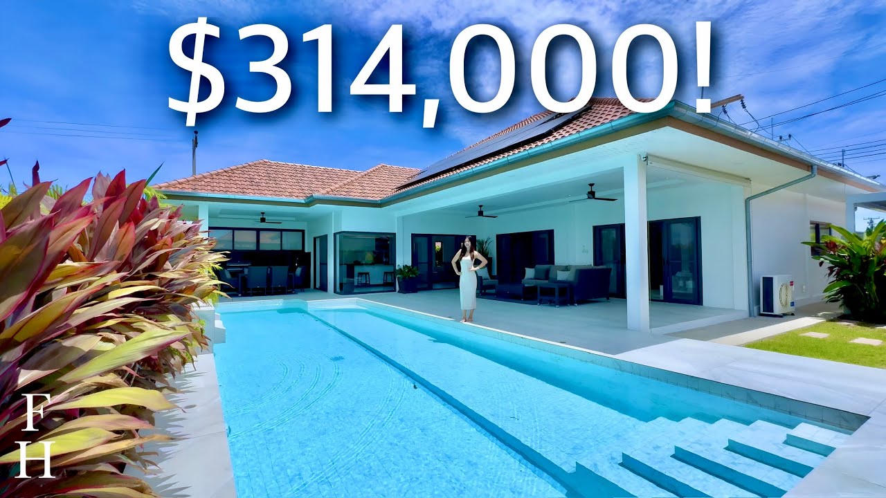 10,255,000 THB ($314,000) Luxury Pool Villa in Hua Hin Thailand