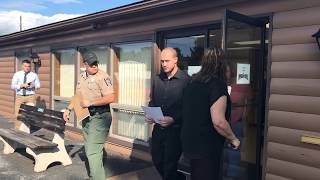 Father charged in boating deaths of fiancee, daughter leaves court