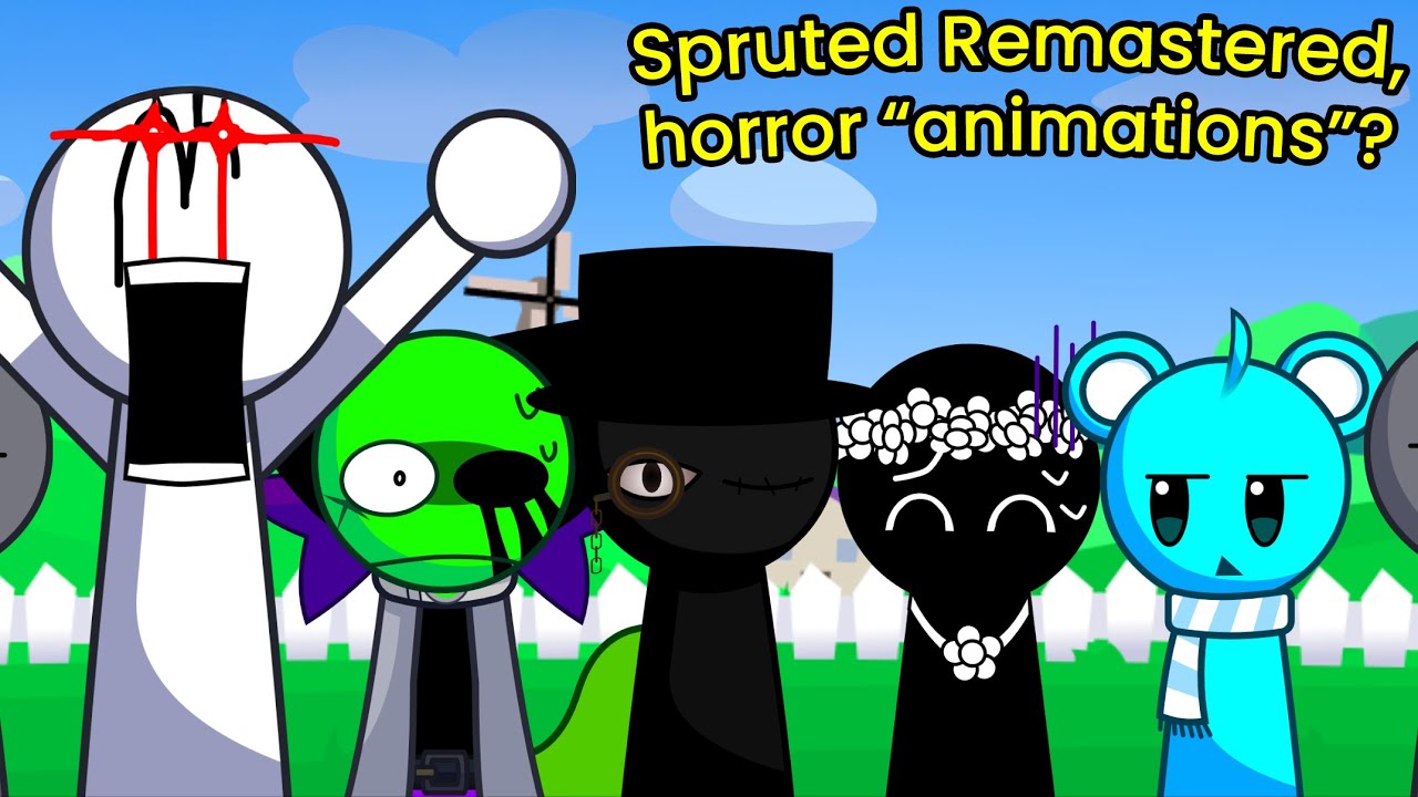 Sprunki, but Spruted Remastered has HORROR "ANIMATIONS"??