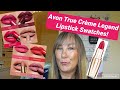 Avon True Crème Legend Lipstick Swatches - 8 Fabulous Shades