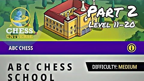 Chess Universe: ABC Chess School Puzzles Solution (Part 2)