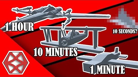 1 MINUTE, 10 MINUTES AND 1 HOUR ( MODELING A PLANE ) ( PRISMA 3D )