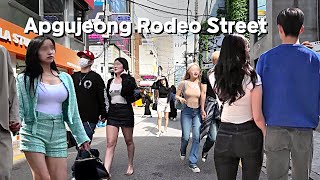 [4K SEOUL KOREA]😎😎화창한 주말오후 압구정로데오는 어떤 느낌일까요~같이 걸어요/Apgujeong#SEOUL/KOREA/City Stroll