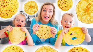 Gaby and Alex make Pancakes with Mama by Gaby and Alex 1,433,320 views 3 years ago 7 minutes, 56 seconds