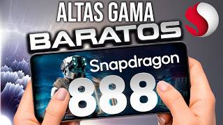 10 BESTIAS SNAPDRAGON 888 MUY BARATOS  MEJORES CELULARES ALTA GAMA CALIDAD PRECIO