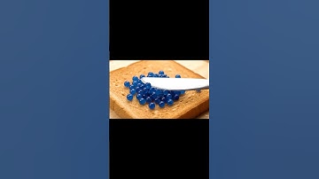 Glass berries on toast #shorts