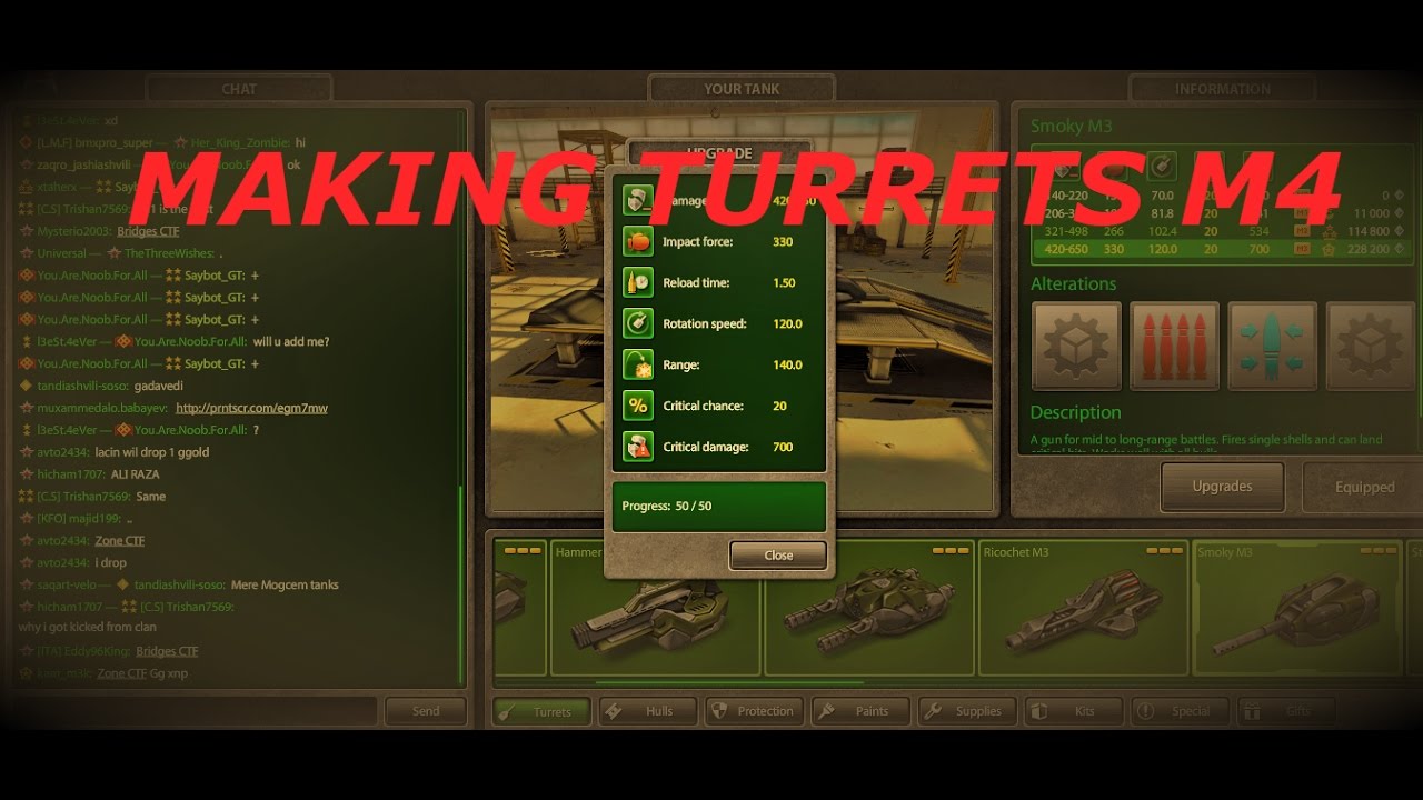 Making Turrets MAKING TURRETS M4 - YouTube
