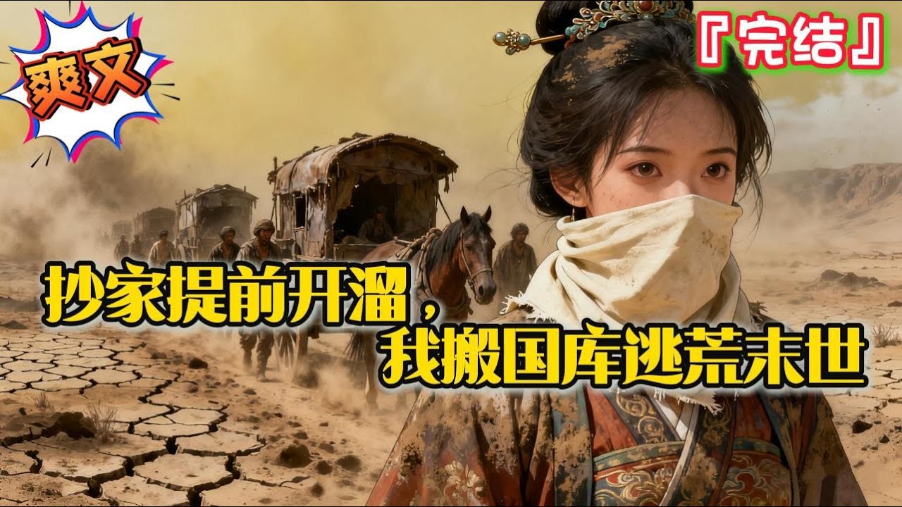 完结 《抄家提前开溜，我搬国库逃荒末世》【灵泉空间+囤物资+女强不圣母+种田+觉醒+逃荒天灾】  #爽文 #小说 #有聲書 #有声小说 #完结文 #有声书 #完結 #穿越 #逃荒 #种田 #古代言情