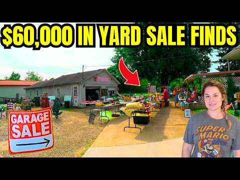 WE FOUND $60,000 IN VALUE AT COMMUNITY YARD SALES
