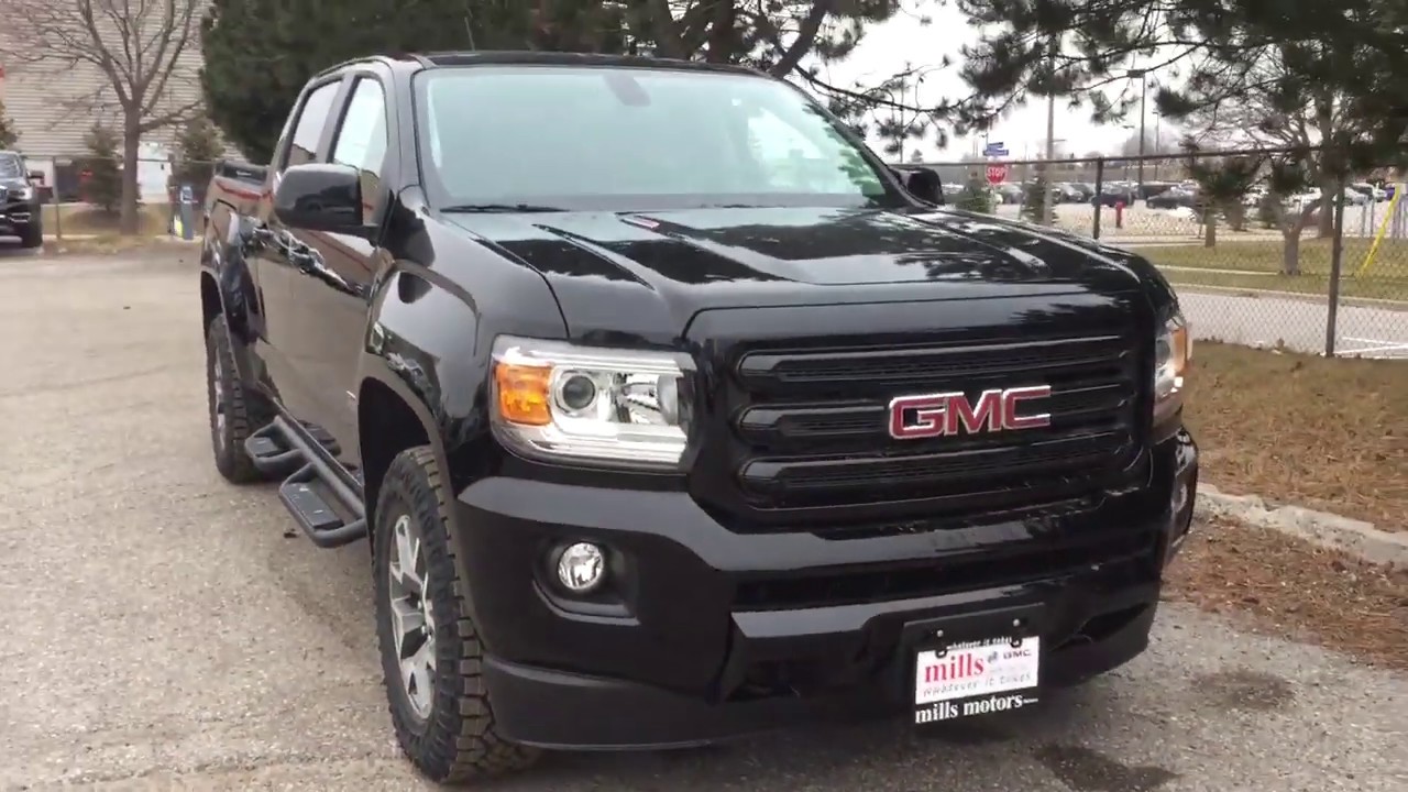 2019 Gmc Canyon 4wd Crew Cab All Terrain Duramax Diesel Black Oshawa On Stock 190469