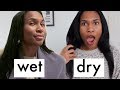 I AIR DRY My Relaxed Hair STRAIGHT  For The FIRST TIME Ever