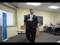 2012 Widener Law Former U S Congressman discusses a positive attitude
