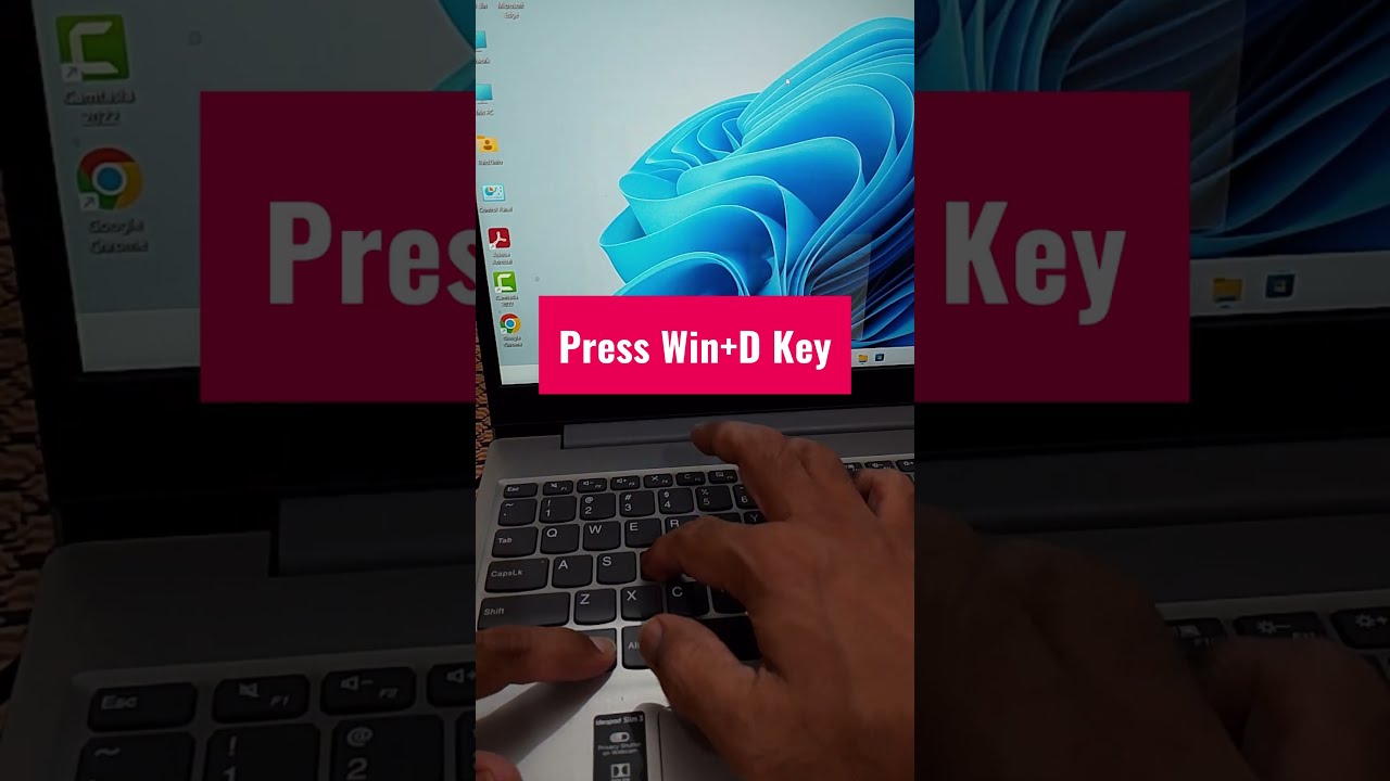 How To MINIMIZE Windows With Keyboard