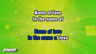 Martin Garrix feat  Bebe Rexha - In The Name Of Love - Karaoke Version from Zoom Karaoke Resimi