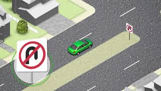 When and where you can safely perform a U turn