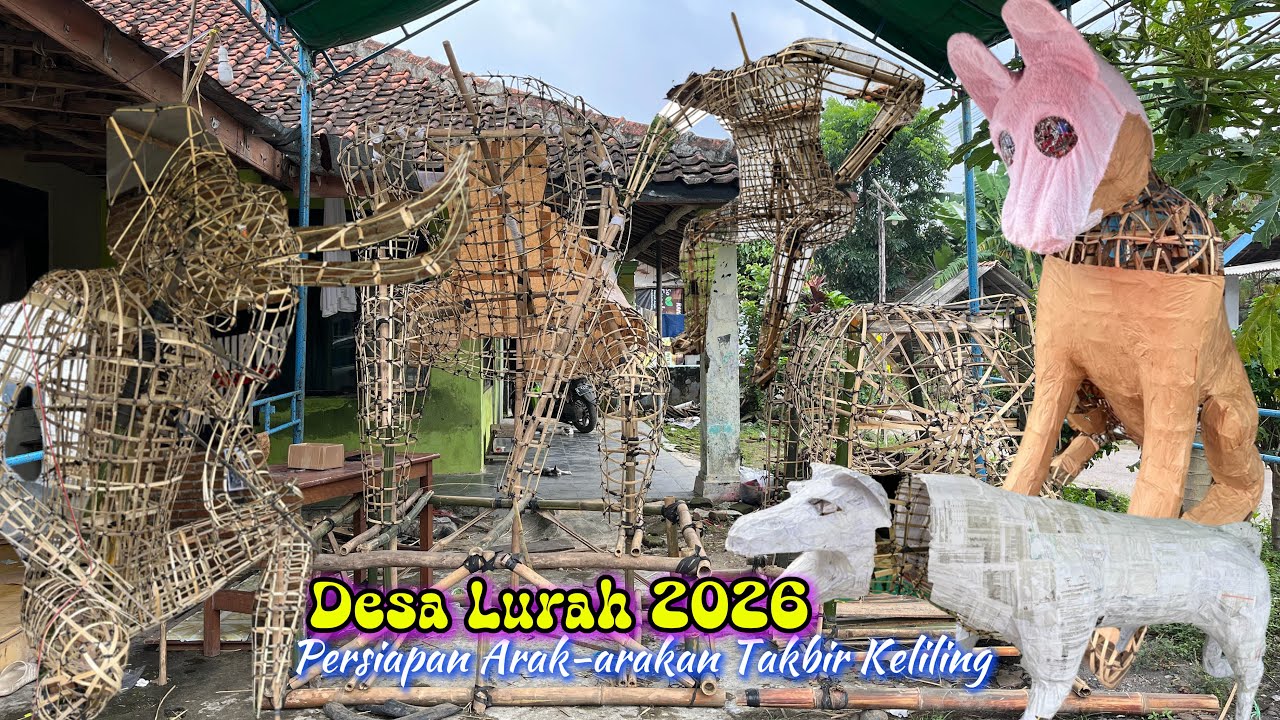 Persiapan Arak-arakan Desa Lurah 2026