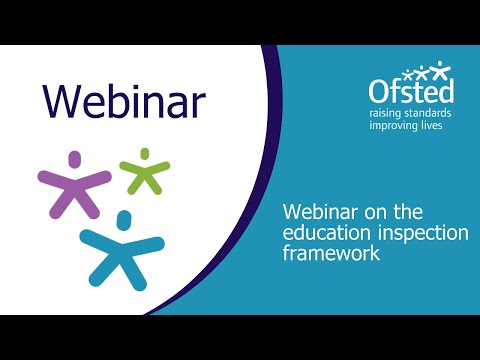 Webinar on the education inspection framework