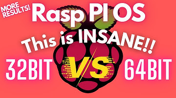 Raspberry PI OS - More INSANE Benchmarks are in 64bit vs 32bit - Upgrade NOW??
