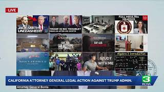 LIVE | California legal action against Trump Administration