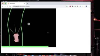 Top Down 2D Car Physics with Sensors