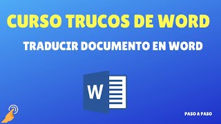 Traducir documento en Word