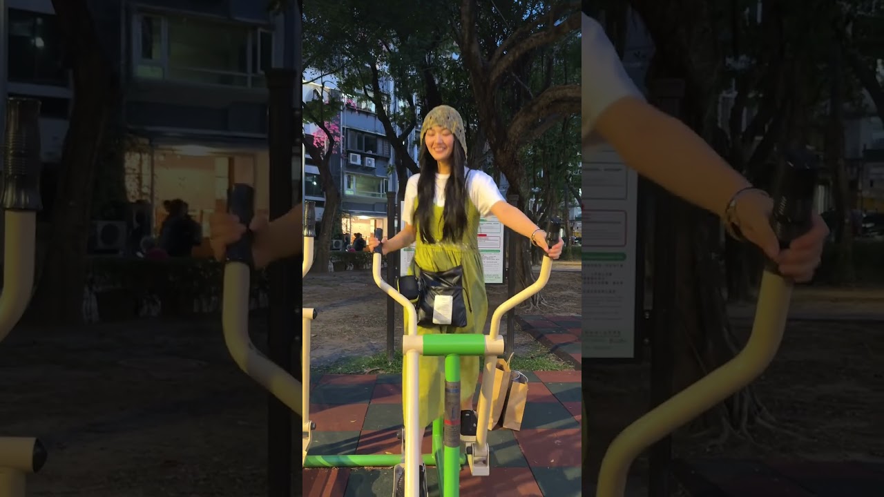 【⬆️本編はコチラ⬆️】台北の公園で健康器具を満喫！【未公開】 #shorts #櫻坂チャンネル #櫻坂46  #sakurazaka46 #CENTRAL_FEST