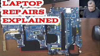 Learning laptop repairs - Teaching lesson for beginners