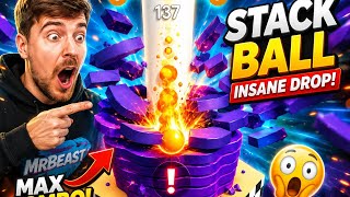 🔴 LIVE: Satisfying Stack Ball Gameplay You Can't Stop Watching! part 20 screenshot 3