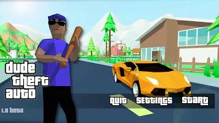 Dude Theft Wars: Open world Sandbox Simulator! (Beta) Android Gameplay demo