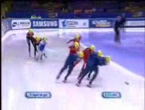 07/08 3rd Short Track World Cup (ladies 1500m Final A)