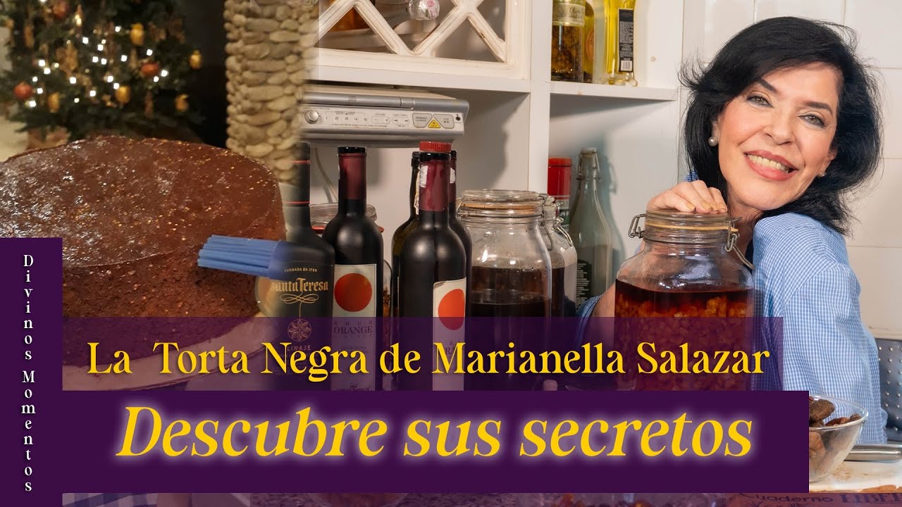 DIVINOS MOMENTOS I LA  TORTA NEGRA DE MARIANELLA SALAZAR DESCUBRE SUS SECRETOS