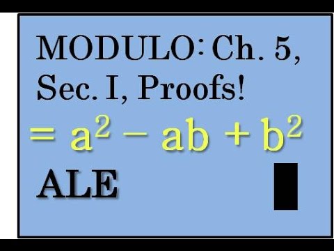 Modulo: A Series that Remains: Cubic Reciprocity Proofs (Regarding the ...