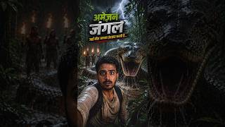 Giant Anaconda Se Samna 😱 Amazon Jungle Vlog.    #shorts #shortvideo #ai #adventure