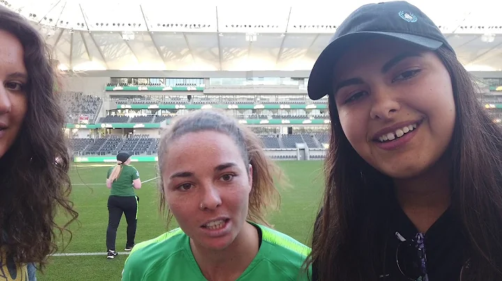Michelle Morris TV Gives The Matildas Fist Bumps