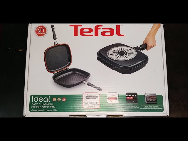 TEFAL Non Stick Double Sided Frying Pan, Aluminium