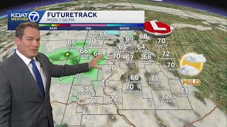 Rain Chances into western and northern New Mexico later today, Red Flag Warnings for fire danger ...