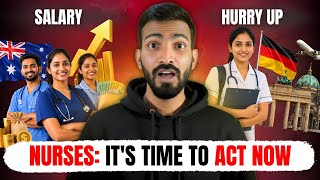 Indian Nurses Alert! Germany Jobs, UK ILR, Australia Pay Rise Explained | Weekly Global Nursing News