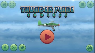 Thunder plane endless game created by construct 2