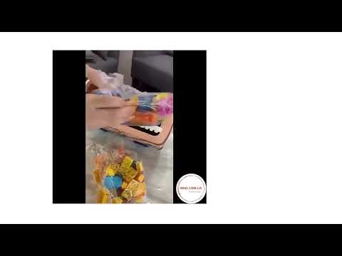 Блочний конструктор Автобус Дитячий ігровий навчальний набір Розвиваюча іграшка пісні казки англійською, видео 1