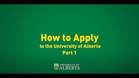 How to Apply - Part 1