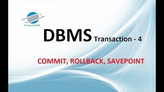 commit, rollback, and savepoint - (Visit description for more info)