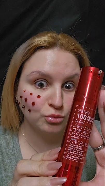 Korean Reedle Shot is crazy Dragon Blood skincare #kbeauty #korea #skincare #reedleshot #dragonblood