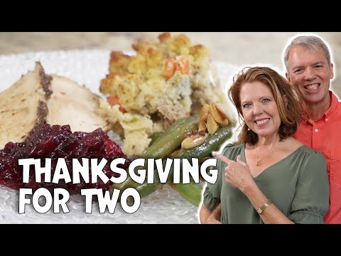 Simple Traditional Thanksgiving Dinner for Two - No Leftovers
