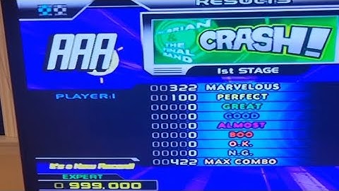 CRASH! - Expert (8) AAA PFC - DDR Supernova 2