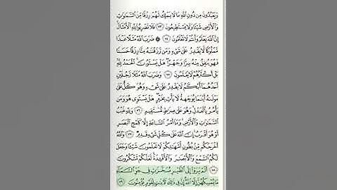 سورة النحل - من الآية 75 حتى الآية 89