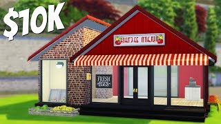 SIMS 4 $10k BUILD CHALLENGE 🚜Farmers Market Speed Build