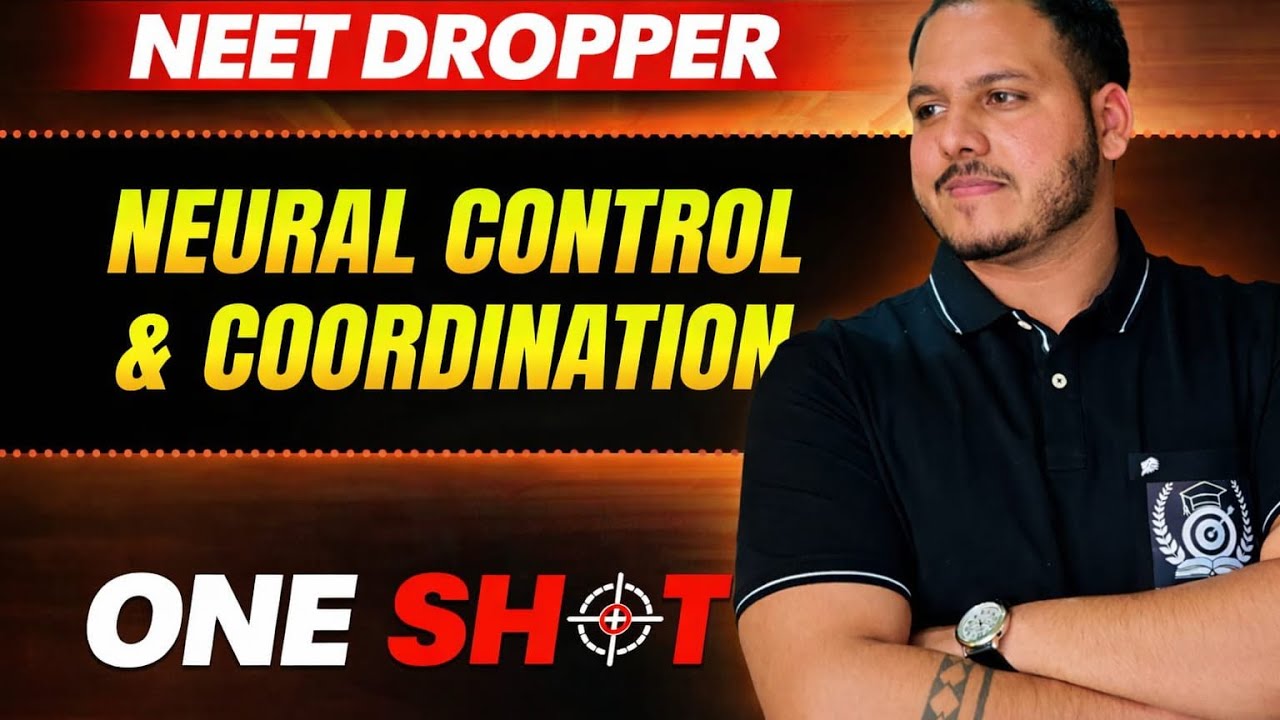 Neural control and coordination!! By Rahul Sir !! Neet dropper !! - YouTube