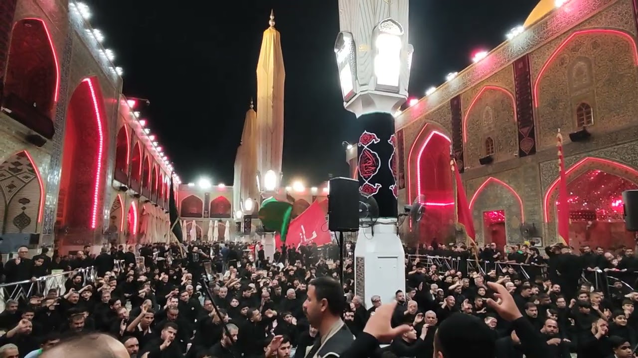 ضوت شمعته/الرادود الشيخ حسين شكر/ليلة٨محرم ١٤٤٧ه‍