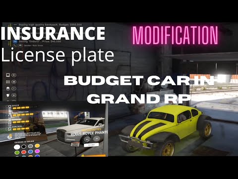 how to buy car and insurance in grand rp - YouTube