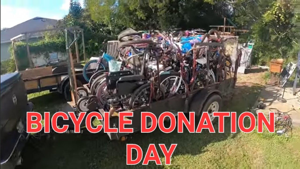 BIKE DONATION MONDAY & OVER 2 TONS RECYCLED OR DONATED!!! scraplife 